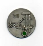 Nichttragbare Medaille 1936 Tag der Arbeit, 59,5mm sehr selten