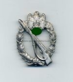 Infanterie Sturmabzeichen in Silber Hersteller Rudolf Karneth