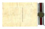 Ehrenkreuz für Frontkämpfer 1914-1918 mit Urkunde – Bild 2
