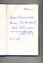 Buch Karl Dönitz "Mein wechselvolles Leben" mit Unterschrift – Bild 2