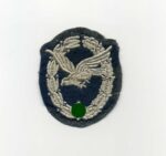 Luftwaffe Fliegerschützenabzeichen ohne Blitzbündel Stoffausführung