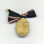 Kyffhäuser Bund Medaille am Band 1914/18 ” Blank die Wehr – Rein die Ehr “ an Schleife