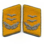 Luftwaffe Paar Kragenspiegel Oberleutnant fliegendes Personal