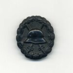 Verwundeten-Abzeichen für die Armee und Kolonialtruppen 1918 in Schwarz