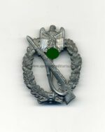 Infanterie Sturmabzeichen Silber, "Pillow Crimp"