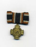 Miniatur Damenschleife für Preußen Erinnerungskreuz 1866 für Kämpfer