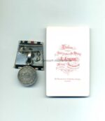 Einzelspange Denkmünze 1870/71 für Nichtkämpfer mit Trägerfoto – Bild 2