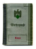 Wehrpass Heer 1.Form Bringhausen/Korbach, Landwehr I