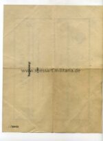 Besitzzeugnis Verdienstkreuz für Kriegshilfsdienst – Bild 2