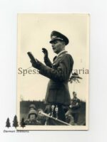 Portrait Postkarte Luftwaffe Offizier mit Dolch