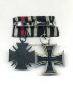 2er Ordensspange Eisernes Kreuz 2. Klasse 1914, Ehrenkreuz für Frontkämpfer – Bild 2