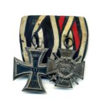 2er Ordensspange Eisernes Kreuz 2. Klasse 1914, Ehrenkreuz für Frontkämpfer