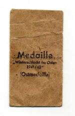 Verleihungstüte Ostmedaille Gustav Brehmer, Marktneukirchen