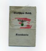 Wehrpass Gruppe Gefreiter aus Mellenbach-Glasbach ausgestellt in Iserlohn 4 Inf. Ers. Batl.37/485 – Bild 3