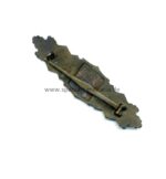 Nahkampfspange in Bronze Ausf. A.G.M.u.K. Gablonz mit blauer Platte – Bild 2