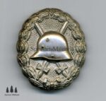 Verwundeten-Abzeichen für die Armee und Kolonialtruppen 1918 in silber