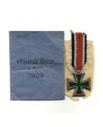 Eisernes Kreuz 2. Klasse 1939 mit Verleihungstüte, Hst. 65 Klein & Quenzer Oberstein, Kerntyp 2
