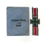 Eisernes Kreuz 2. Klasse 1939 mit Verleihungstüte – Hst. 138 (Julius Maurer, Oberstein)