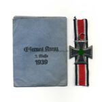 Eisernes Kreuz 2. Klasse 1939 mit Verleihungstüte – Hst. 138 (Julius Maurer, Oberstein)