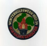 Türplakette " Winterhilfswerk 1933-34 Wir haben geholfen" Durchmesser 95mm