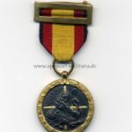 Spanien Erinnerungsmedaille an den Bürgerkrieg 1936-39 Medalla de la Campana, mit Fackel, selten