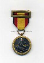 Spanien Erinnerungsmedaille an den Bürgerkrieg 1936-39 Medalla de la Campana, mit Fackel, selten