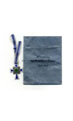 Ehrenkreuz der deutschen Mutter in Silber (Mutterkreuz) mit Verleihungstüte, "Ferdinand Wiedmann, Frankfurt"