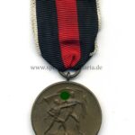 Medaille zur Erinnerung an den 1. Oktober mit Hst. 19, extrem selten