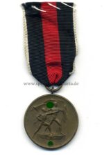 Medaille zur Erinnerung an den 1. Oktober mit Hst. 19, extrem selten