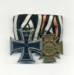 2er Ordensspange Eisernes Kreuz 2.Klasse 1914 und Ehrenkreuz für Frontkämpfer 1914/1918