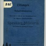 Buch Lösungen Unterricht in Schieß und Vermessungslehre der schweren Infanteriewaffen