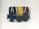 3er Ordensspange EK2. 1914, Friedrich August Medaille Bronze, Ehrenkreuz für Frontkämpfer