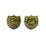 2x Luftwaffe Wachbereitschaft NORDMARK Abzeichen für die Schirmmütze, selten