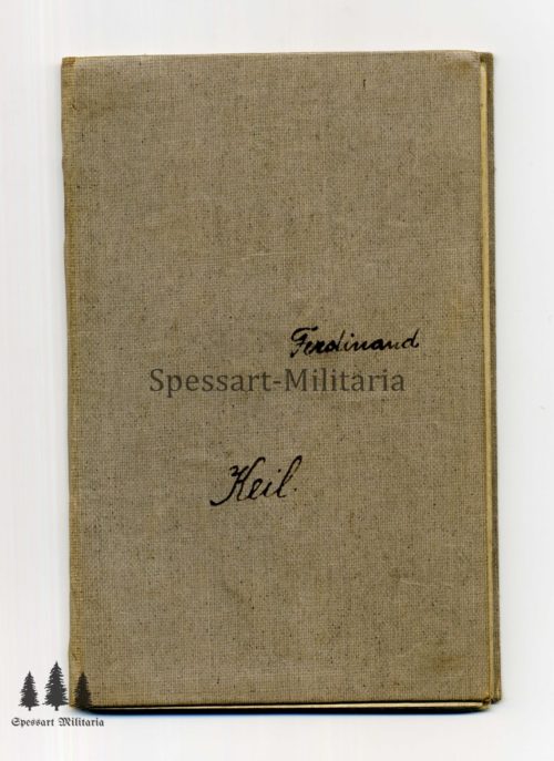 Militärbuch  eines Sudetendeutschen aus Ruprechtice, Tschechien