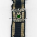 Wiederholungsspange 1939 zum Eisernen Kreuz 2. Klasse 1914, Buntmetall, Hersteller Steinhauer & Lück