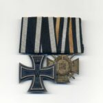 2er Ordensspange Eisernes Kreuz 2.Klasse 1914 und Ehrenkreuz für Frontkämpfer 1914/1918