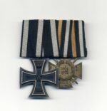 2er Ordensspange Eisernes Kreuz 2.Klasse 1914 und Ehrenkreuz für Frontkämpfer 1914/1918