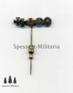 5er Miniatur Anstecknadel EK1, EK2, FEK, WEU, VWA schwarz