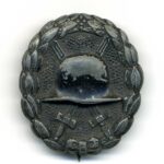 Verwundeten-Abzeichen für die Armee und Kolonialtruppen 1918 in Schwarz