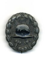 Verwundeten-Abzeichen für die Armee und Kolonialtruppen 1918 in Schwarz