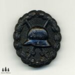 Verwundeten-Abzeichen für die Armee und Kolonialtruppen 1918 in Schwarz