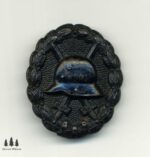 Verwundeten-Abzeichen für die Armee und Kolonialtruppen 1918 in Schwarz