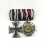 2er Ordensspange Eisernes Kreuz 2. Klasse 1914 und Ehrenkreuz für Frontkämpfer