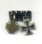 2er Ordensspange Eisernes Kreuz 2. Klasse 1914 und Ehrenkreuz für Frontkämpfer – Bild 2