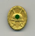 Verwundetenabzeichen 1939 in Gold, Hst. 30 "Hauptmünzamt Wien" Stone Mint