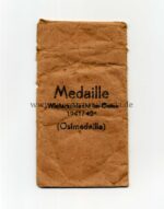 Ostmedaille Verleihungstüte, Hst. 109, Winterschlacht im Osten 1941/42