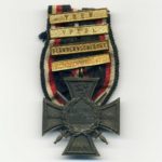 Marinekorps Flandernkreuz mit 4 Gefechtsspangen