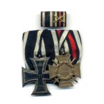 2er Ordensspange Eisernes Kreuz 2. Klasse 1914, Ehrenkreuz für Frontkämpfer und Feldspange