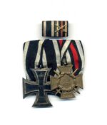 2er Ordensspange Eisernes Kreuz 2. Klasse 1914, Ehrenkreuz für Frontkämpfer und Feldspange