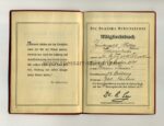Mitgliedsausweis Paß Deutsche Arbeitsfront (DAF) Hessen-Nassau – Bild 2